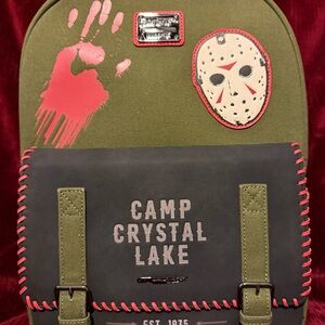 Friday the 13th Camp Crystal Lake Canvas Full-Size Backpack